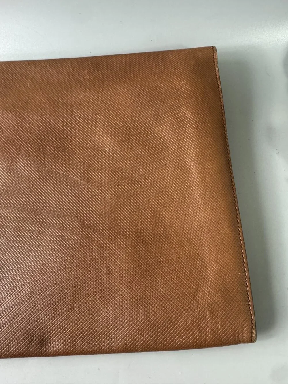 Authentic Vintage Bottega Veneta Brown Leather Portfolio